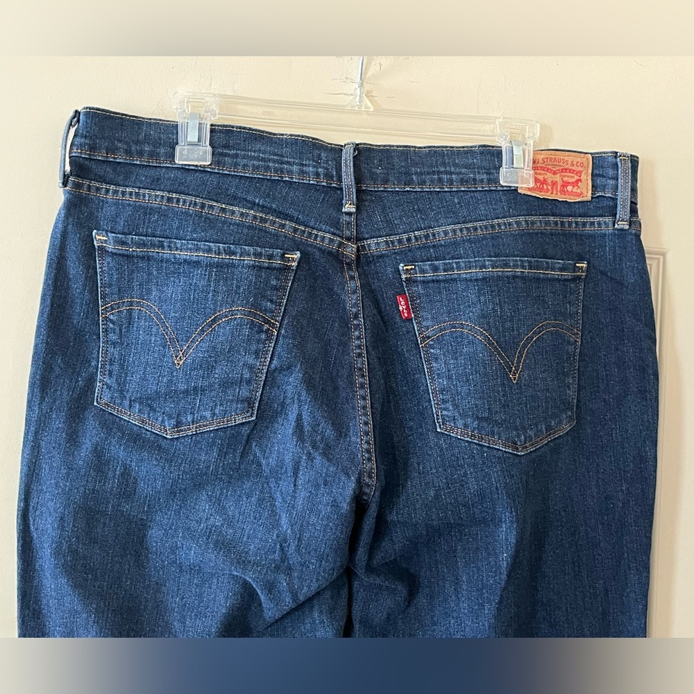 Levi’s 505 Straight Dark Wash Women’s Jeans Women’s Size 14 or 32x32 - Picture 3 of 16